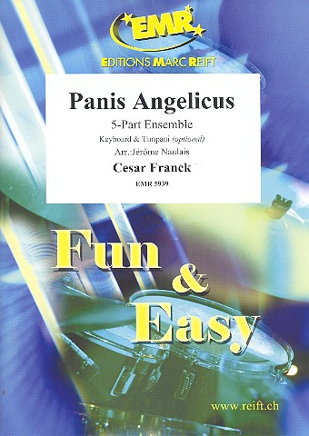 Panis angelicus:  for 5-part ensemble (keyboard and percussion ad lib)  score and parts