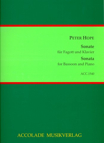Sonate  für Fagott und Klavier  