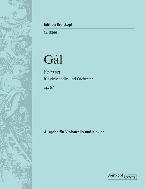 Konzert für Violoncello und Orchester op.67&nbsp;&nbsp;für Violoncello und Klavier&nbsp;&nbsp;