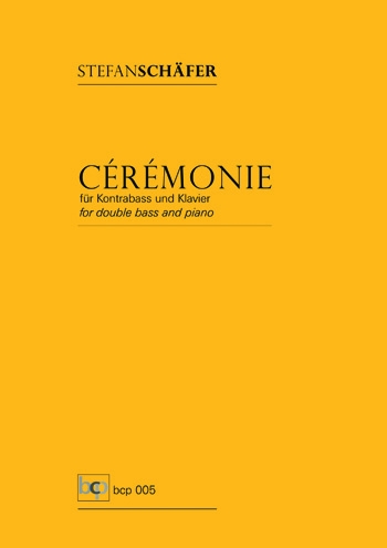 Cérémonie  für Kontrabass und Klavier  