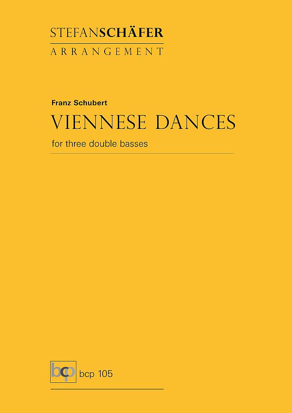 Viennese Dances&nbsp;&nbsp;für 3 Kontrabässe&nbsp;&nbsp;Partitur und Stimmen
