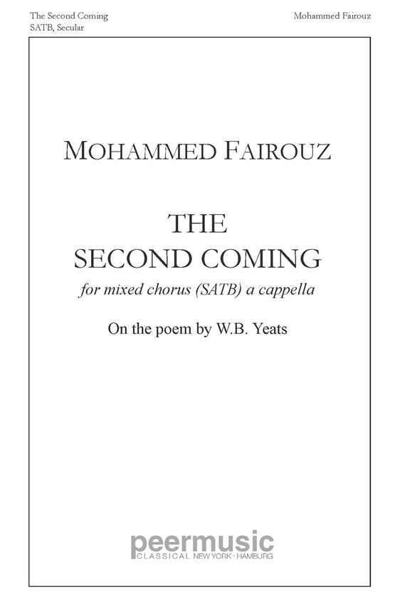 The second Coming  for mixed chorus a cappella (SATB)  score