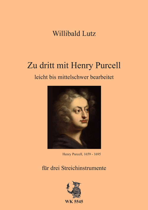 Zu dritt mit Henry Purcell&nbsp;&nbsp;für 2 Violinen und Viola&nbsp;&nbsp;Spielpartitur