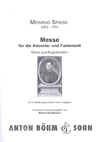 Messe für die Advents- und Fastenzeit  für gem Chor a cappella  Partitur