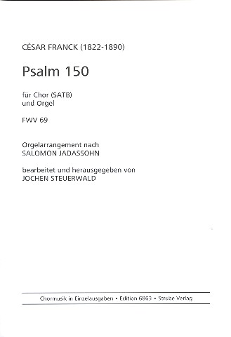 Psalm 150 FWV69  für gem Chor und Orgel  