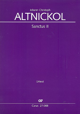 Sanctus Nr.2&nbsp;&nbsp;für gem Chor und Bc&nbsp;&nbsp;Partitur