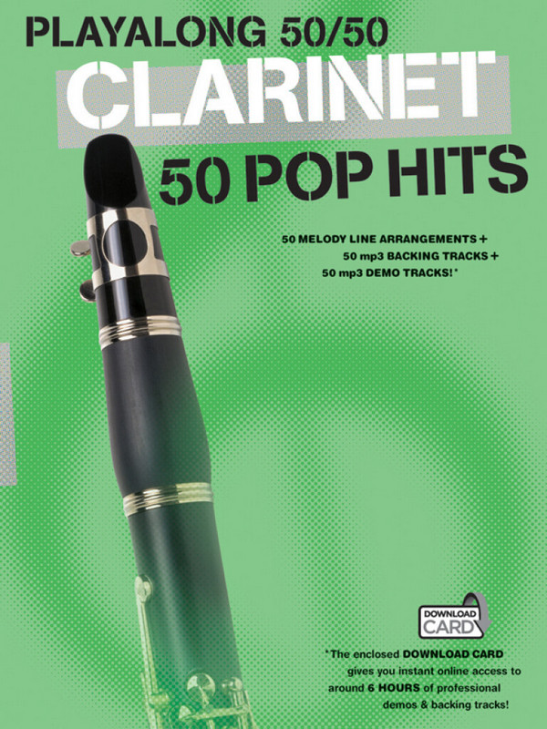 50 Pop-Hits (+Download-Card):&nbsp;&nbsp;for clarinet&nbsp;&nbsp;