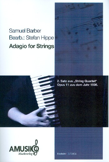 Adagio for Strings  für Akkordeonorchester  Partitur