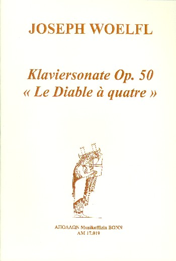 Sonate 'Le diable à quatre' op.50  für Klavier  