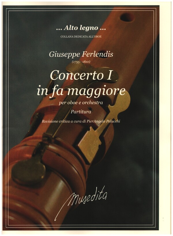 Concerto in fa maggiore no.1  per oboe e orchestra  partitura e parti
