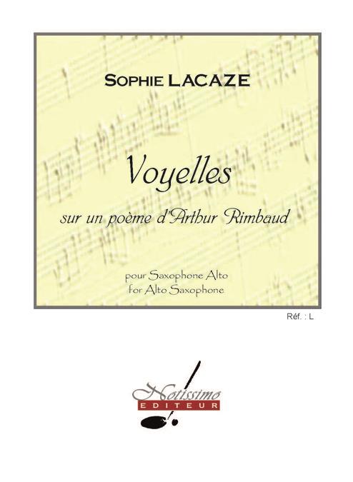 5 Voyelles&nbsp;&nbsp;pour saxophone alto&nbsp;&nbsp;