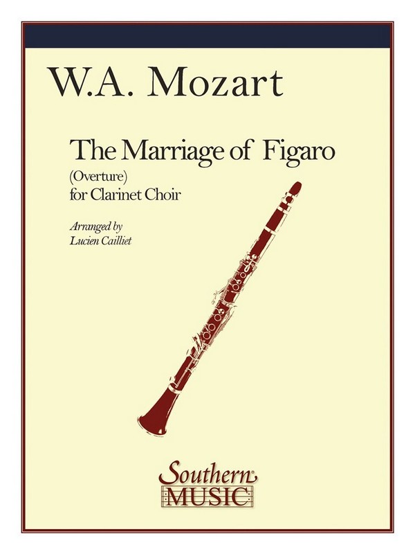 Overture to The Marriage of Figaro&nbsp;&nbsp;for clarinet ensemble&nbsp;&nbsp;score and parts
