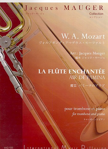 Air de Pamina de La flûte enchantée&nbsp;&nbsp;pour trombone et piano&nbsp;&nbsp;