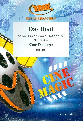 Das Boot:&nbsp;&nbsp;für Blasorchester&nbsp;&nbsp;Partitur und Stimmen