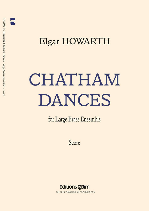 Chatham Dances&nbsp;&nbsp;for brass ensemble&nbsp;&nbsp;score