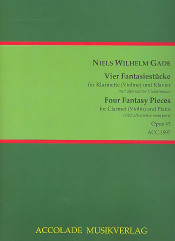 4 Fantasiestücke op.43  für Klarinette (Violine/Viola) und Klavier  