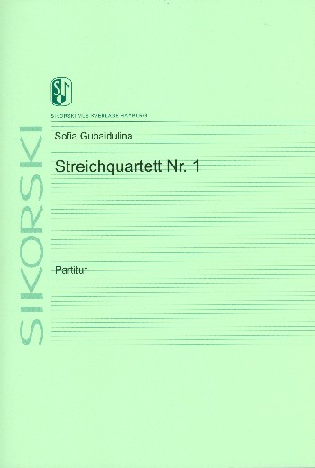 Streichquartett Nr.1    Partitur,  Archivkopie