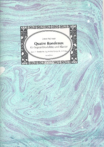 4 Rondeaux op.33 Band 2  für Sopranblockflöte und Klavier  