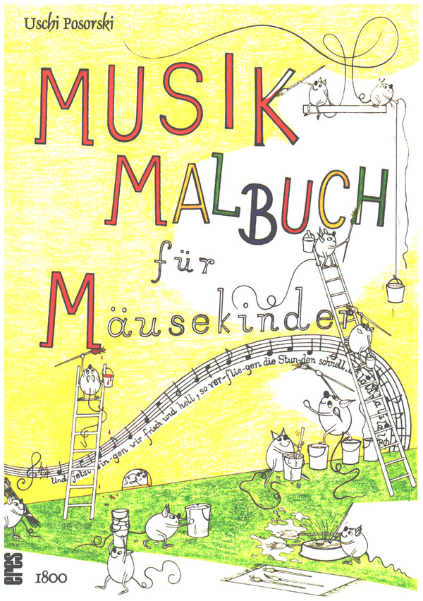 Musik-Malbuch für Mäusekinder    