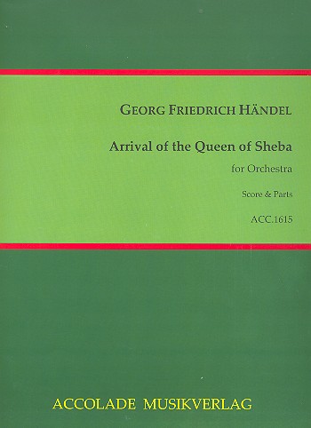 Ankunft der Königin von Saba  für Orchester  Partitur und Stimmen (Streicher 3-3-2-3)