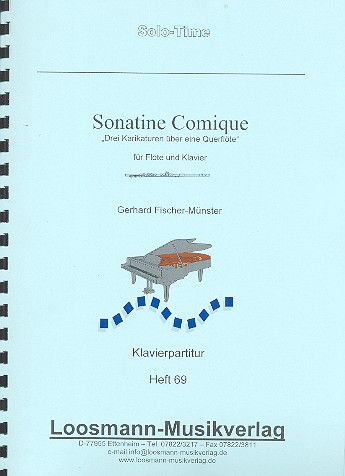 Sonatine comique  für Flöte und Klavier  
