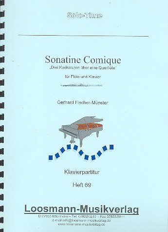 Sonatine comique&nbsp;&nbsp;für Flöte und Klavier&nbsp;&nbsp;