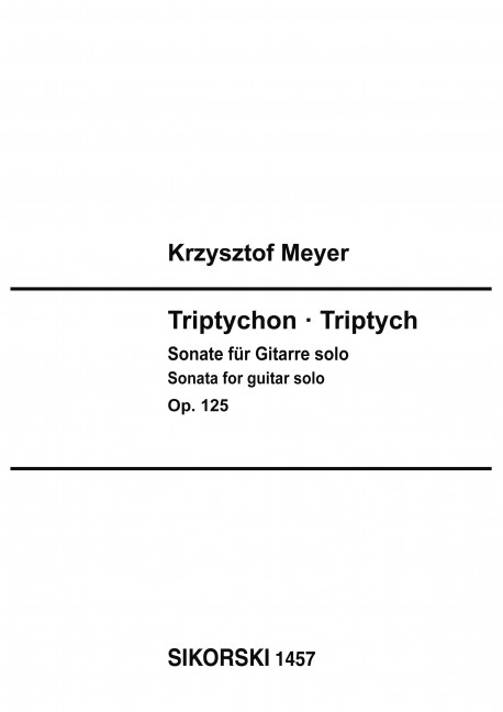 Triptychon op.125  für Gitarre  