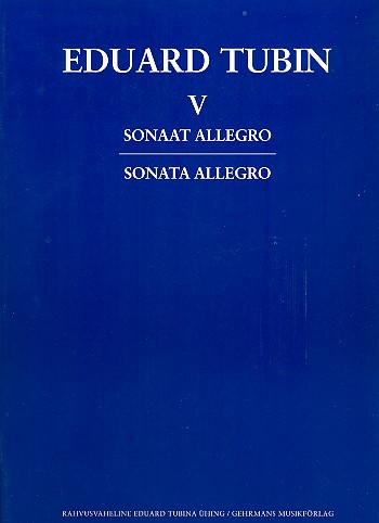Piano Works vol.5  Sonata allegro ETW31,1  