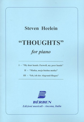 Thoughts&nbsp;&nbsp;per pianoforte&nbsp;&nbsp;
