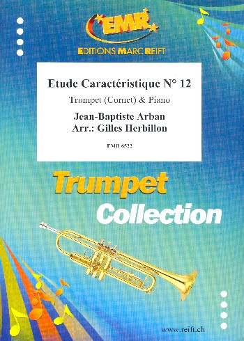Étude caractéristique no.12  for trumpet (cornet) and piano  