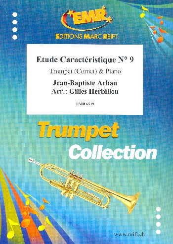 Étude caractéristique no.9  for trumpet (cornet) and piano  