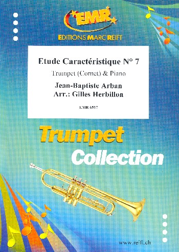 Étude caractéristique no.7  for trumpet (cornet) and piano  