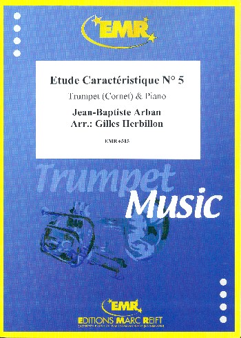Étude caractéristique no.5  for trumpet (cornet) and piano  