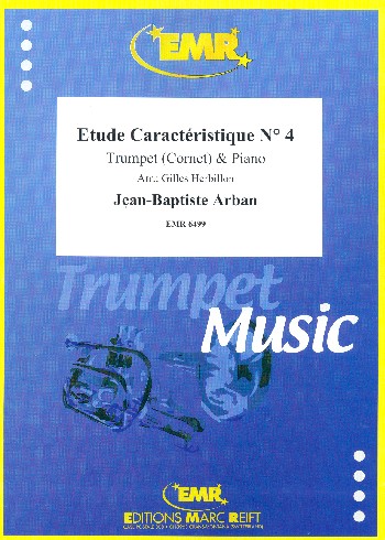 Étude caractéristique no.4  for trumpet (cornet) and piano  