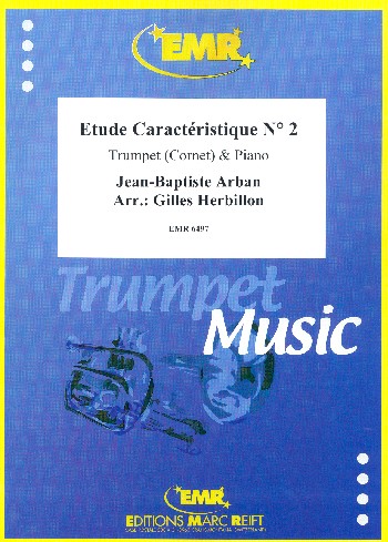 Étude caractéristique no.2  for trumpet (cornet) and piano  