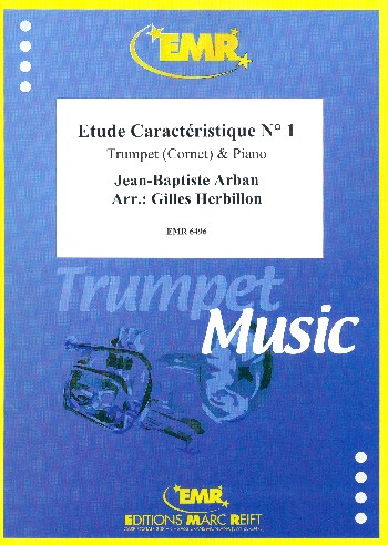 Étude caractéristique no.1  for trumpet (cornet) and piano  