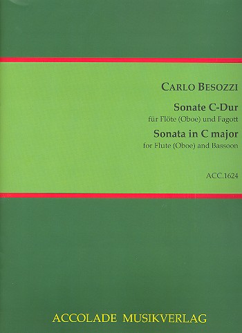 Sonate C-Dur  für Flöte (Oboe) und Fagott  