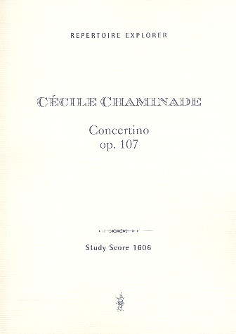 Concertino op.107  für Flöte und Orchester  Studienpartitur