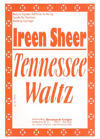 Tennessee Waltz:&nbsp;&nbsp;für Blasorchester&nbsp;&nbsp;Direktion und Stimmen