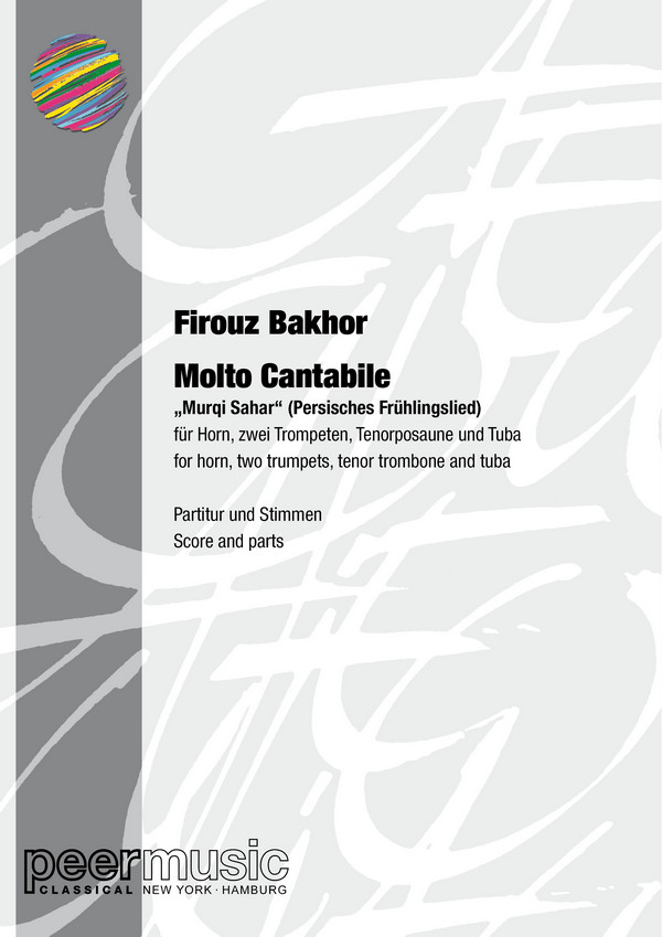 Molto Cantabile  für Horn, 2 Trompeten, Tenorposaune und Tuba  Partitur und Stimmen