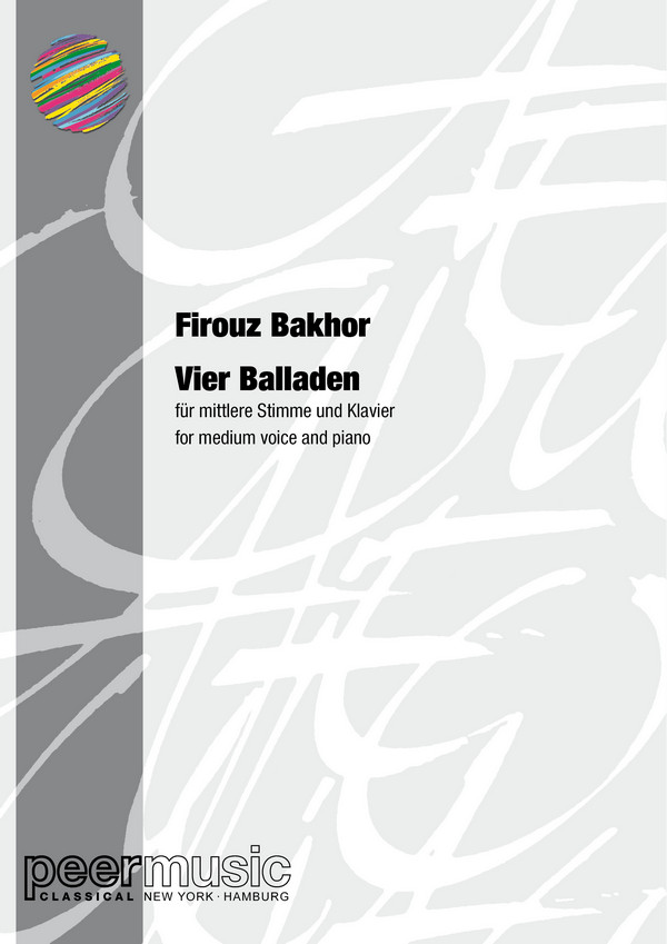 4 Balladen  für Gesang und Klavier  