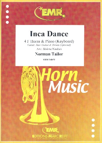 Inca Dance&nbsp;&nbsp;for 4 horns and piano (keyboard) (rhythm group ad lib)&nbsp;&nbsp;score and parts