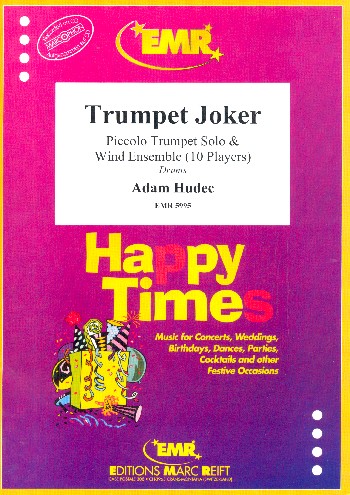 Trumpet Jocker&nbsp;&nbsp;for piccolo trumpet, wind ensemble (10 players) and drums&nbsp;&nbsp;score and parts