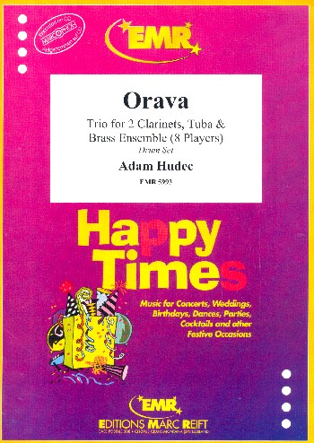 Orava&nbsp;&nbsp;for 2 clarinets, tuba, brass ensmble (8 Players) and drums&nbsp;&nbsp;score and parts