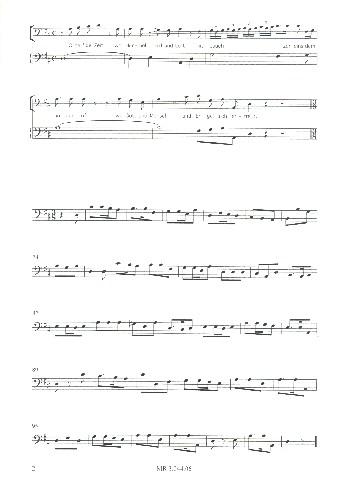 Freude über alle Freuden  für gem Chor, 2 Violinen und Bc  Violoncello/Kontrabass