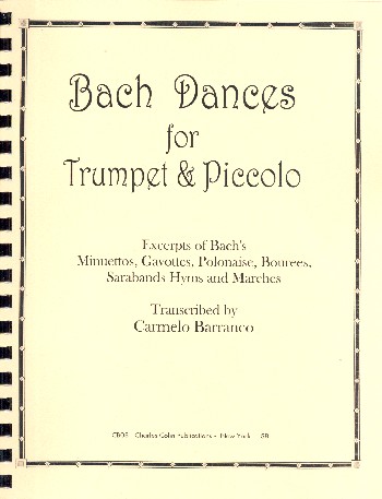 Bach Dances  for trumpet (piccolo)  