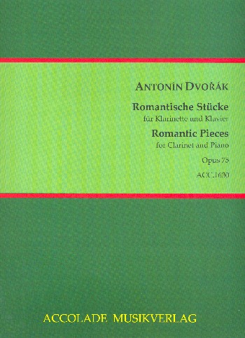 Romantische Stücke op.75&nbsp;&nbsp;für Klarinette und Klavier&nbsp;&nbsp;