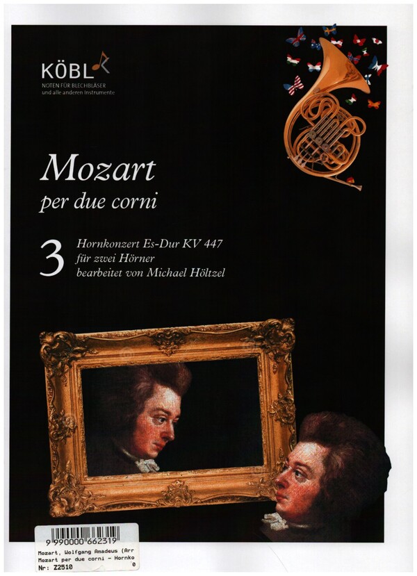 Konzert Es-Dur KV447 für Horn und Orchester&nbsp;&nbsp;für 2 Hörner&nbsp;&nbsp;Spielpartitur