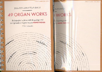 49 Organ Works (Pedagogical Edition with Fingerings and Interpretation Suggestions)    (sheet and text volume)