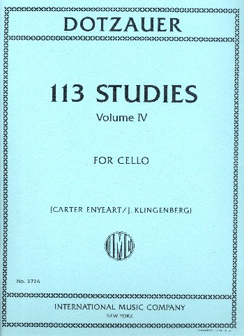 113 Studies vol.4  for violoncello  